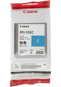 Resim Canon PFI-102C Mavi Kartuş - IPF-500-600-610-650-750 