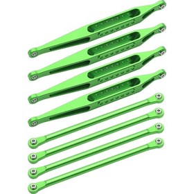 Resim Geekyou Losi 1/8 Lmt 4wd Monster Kamyon İçin Metal Üst Ve Alt Şasi Bağlantı Seti - Yeşil 