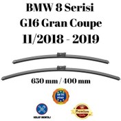 Resim Bmw 8 Serisi G16 Gran Coupe 2018 2019 Uyumlu Ön Cam Silecek Süpürgesi Takımı 650/400mm Silbak Sb2616c 