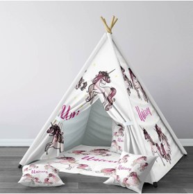 Resim instababyrooms Çocuk Oyun Çadırı Unicorn Dijital Baskılı 