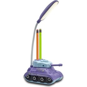 Resim summitsport Masa Lambası Kalemlikli Çocuk Masa Lambası Gece Lambası Çocuklar Için Gece Lambası Tankoyuncak Masa Lambası 