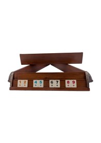 Resim Helena Wood Art Vip El Yapımı Masif Ahşap Okey Takımı 