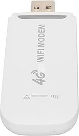 Resim Akozon 4G LTE Kablosuz, Arayüz Taşınabilir WiFi Modem Tablet Dizüstü Beyaz 4G L Yönlendirici 150 Mbps Destek 10 Kullanıcılar USB 