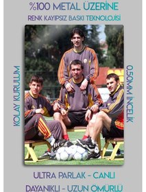 Resim Metal Baskı Parlak Duvar Tablosu - G.s. Old's 2000 Uefa Cup 