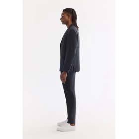 Resim AVVA Erkek Siyah Mono Yaka Astarsız Soft Touch Comfort Fit Ceket A61Y4017 