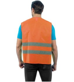 Resim Ikaz Yeleği, Turuncu -52E1600- Iş Yeleği-Iş Güvenliği 
