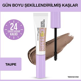 Resim Maybelline New York Super Lock Brow Glue Kaş Sabitleyici Maskara Taupe - Gratis 