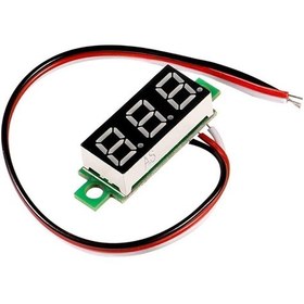 Resim 0.28 Inch Dc 0-100v Mini Digital Voltmetre 3 Kablolu Dc 