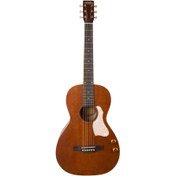 Resim Art & Lutherie Roadhouse Parlor Q-discrete Elektro Akustik Gitar (Havana Brown) 