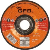 Resim Gfb 2360 Metal 115x6x22,23 Mm Taşlama Taşı - 10 Adet 