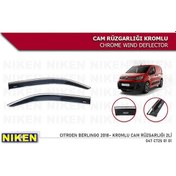 Resim Replax Peugeot Rifter 2018 Sonrası Kromlu Cam Rüzgarlığı 2li 