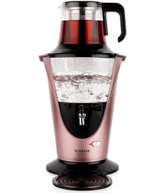 Resim Schafer Tee Haus 3 L Yeni Nesil Elektrikli Cam Semaver 