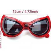 Resim Elmpaly Marvel 1 Kırmızı + 1 Mavi Dekorasyon Gözlüğü Parti Aksesuarı Seyahat Doğum Günü 