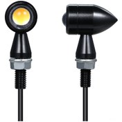 Resim Dianziye Klasik Kafe Racer Stili Motor Led Alüminyum Mini Tırnak Tipi Yön Belirti Lambaları 
