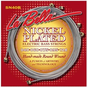 Resim La Bella LB-SN40-B Bas Gitar Teli (40-95) | İnce Set Hızlı Çalım İçin Uygun 
