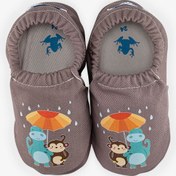 Resim HOPFRÖG Umbrella Flower Hyper Sıcak Gri Barefoot Akıllı Patik 
