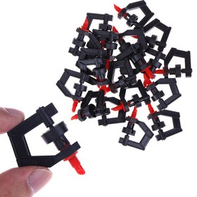 Resim 20 Adet Ağır Hizmet Tipi 360° Dönebilen G-Tipi Sulama Başlığı - Yoğun Yağmur ve İnce Sis Su Nozulları, PVC/PPR Konnektörler, Çim / Seracılık Süsulama Sistemi, Saçaklı Sprinkler Kafalar (Aletsiz Kurulum) 