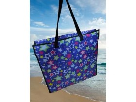 Resim Hobi Store Katlanabilir Çanta Şezlong ( Blue Star ) 