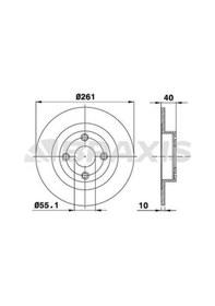 Resim Braxis Ae0466 Arka Fren Disk Aynası 323 S Vı Bj 1.4 16v 1.4 16 09 98 10 03 323 F Vı Bj 1.4 1.6 2.0 Td 2.0 1.4 16v B26y26251 