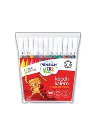 Resim Keçeli Kalem 12 Lı Renk Pensan Keçeli Kalem 1 Paket 