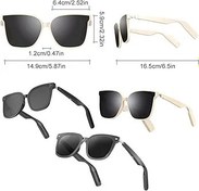 Resim Guangcailun Dahili Entegre Sorunsuz Mikrofonlu Bluetooth Akıllı Gözlükler Ai AI Akıllı Gözlükler Ai Glass ile ABS Akıllı Gözlükler, siyah 