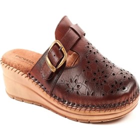 Resim Forelli Cary 80625 Kadın Terlik - Kahverengi 