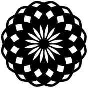 Resim Byr002 Çiçek Deseni Tip 15 20x20 Cm Efsngrck 