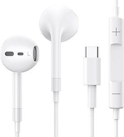Resim Bsetree Samsung Galaxy S24 S23 Ultra S22 S21 S20 A53 USB C için USB C Kulaklık Mikrofonlu Kulak İçi Kulaklık Kablolu Kulaklık USB Tip C iPhone 16 iPad Pro Air 5 Mini 6 Google Pixel 9 için 