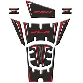 Resim Honda Pcx 2025 Uyumlu Kırmızı Orta Tankpad Koruma Set 