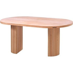 Resim Masifart Kelly 180 Lik Yarım Ay Ptt Masa Cilasız Ham Ham 