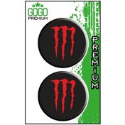 Resim Sevenkardeşler Monster 2 5X5 Cm Ikili Damla Etiket 