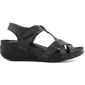 Resim Muya Simbole 33209- 430 Kadın Sandalet Siyah 36-40 001 