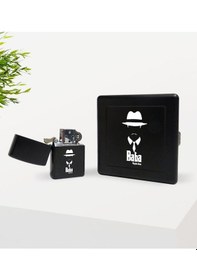 Resim Kişiye Özel Baba Godfather Tasarımlı Siyah Metal Sigara Tabakası N11.1320 