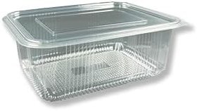 Resim 200 Adetplastik sızdırmaz kap 2000 gr cc 2kg kullan at tek kullanımlık plastik kapaklı kase 