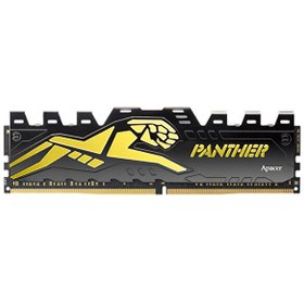 Resim APACER Panther Black-Gold 16GB (1x16GB) 3600Mhz CL18 DDR4 Gaming Ram (AH4U16G36C2527GAA-1) 