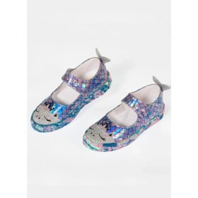 Resim Casabony Hologram 3D Kız Çocuk Babet Sneakers Düz Tabanlı Işıklı ve Eğlenceli Model 