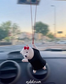Resim esdekorium Sevimli Sallanan Ayıcık - Dikiz Aynası Aksesuar - Oto Aksesuar 