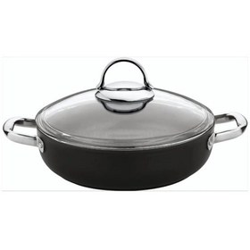 Resim Saflon Titanium 28 Cm Basık Tencere 4,25 Lt Sf8628Tt 