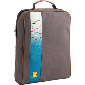 Resim Antrasit Kedi Desenli Laptop & Sırt Çantası 