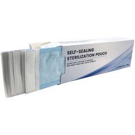 Resim Alet Sterilizasyon Zarfı - İndikatörlü Sterilizasyon Paketi 90x260mm 200 Adet 