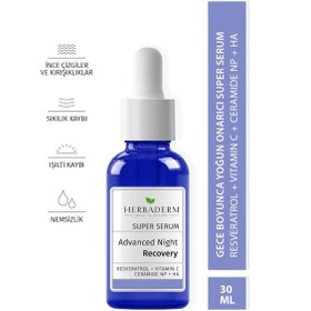 Resim Herbaderm Süper Serum Sıkılaştırıcı Aydınlatıcı Onarıcı Gece Serumu 30Ml 