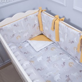 Resim Winter Bebek Uyku Seti - Düz Bumper / 70x140 