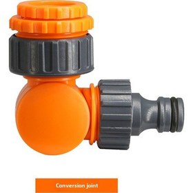 Resim Hombey Plastik 180 Derece Döner, Katlanmaya Dayanıklı, 4/6 İnç Dahili Dişli, Sulama Kranı Bağlantı Adaptörü Tekli 
