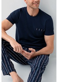 Resim Arnetta Erkek Lacivert Pijama Takım 5274-49517 Lacivert 