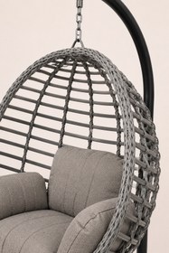 Resim EVİTAÇ Lüks Rattan Örgü Salıncak Tek Kişilik 