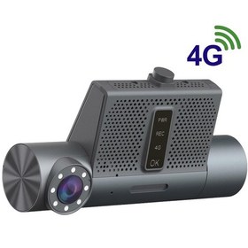 Resim Techsmart 2 Kanal 4g Araç Kamera Ön + İç 1080p Full Hd Wifi Gps Gece Görüşlü Canlı İzleme 