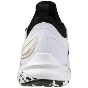 Resim Mizuno Wave Luminous 3 Unisex Voleybol Ayakkabısı Beyaz / Desenli Çok Renkli 