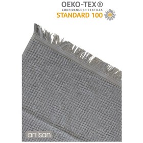 Resim 4'lü Gri Jelena Banyo Havlusu 70x140 Cm, 490 Gr, %100pamuk, Spa Ve Otel Havlusu, Günlük Kullanıma Uy Gri 