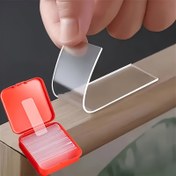 Resim 120 adet Güçlü Çift Taraflı Bant - Su Geçirmez, Mutfak ve Banyo için Paslanmaz Çelik Kanca, Delme Gerektirmez, Duvarlar ve Camlar için Mükemmel, Polietilen Tereftalat ile Üretilmiştir 