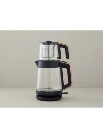 Resim English Home Cmk 6001 Cam Çay Makinesi 2l Siyah-Bakır 